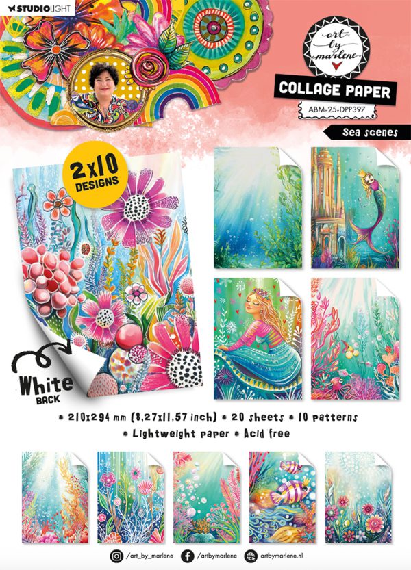 Pre-Order Collage Paper Sea scenes