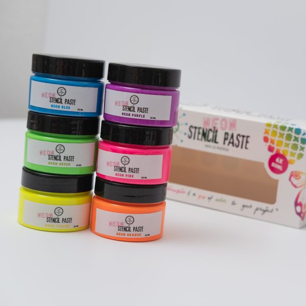 Pre-Order Stencil Paste Neon colors - Afbeelding 3