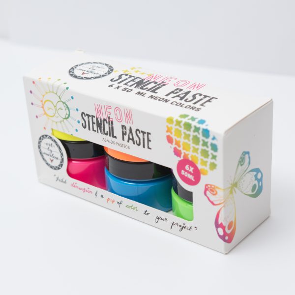 Pre-Order Stencil Paste Neon colors - Afbeelding 4