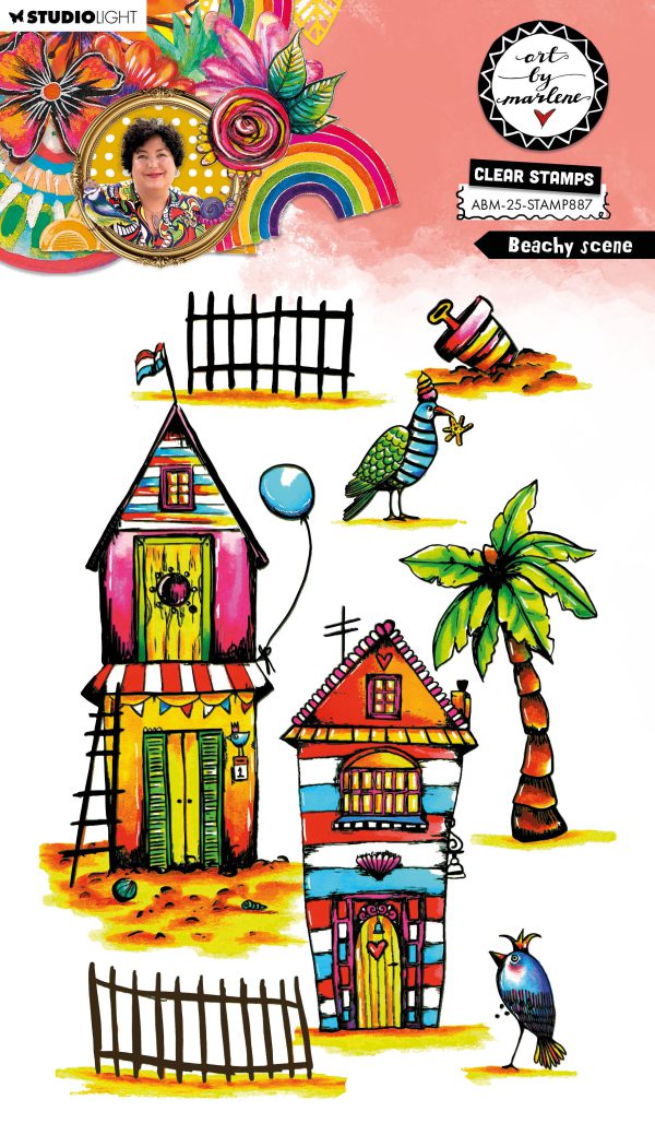 PRE-order Stamp Beachy scene