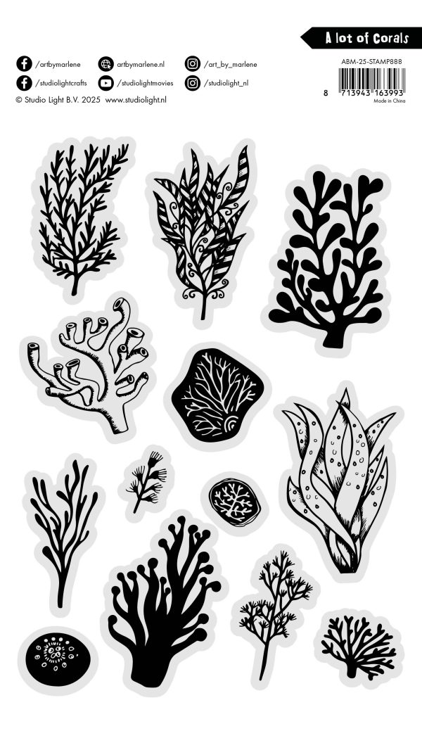 PRE-order Stamp A lot of corals - Afbeelding 2