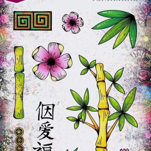 PaperArtsy Stamp TS089