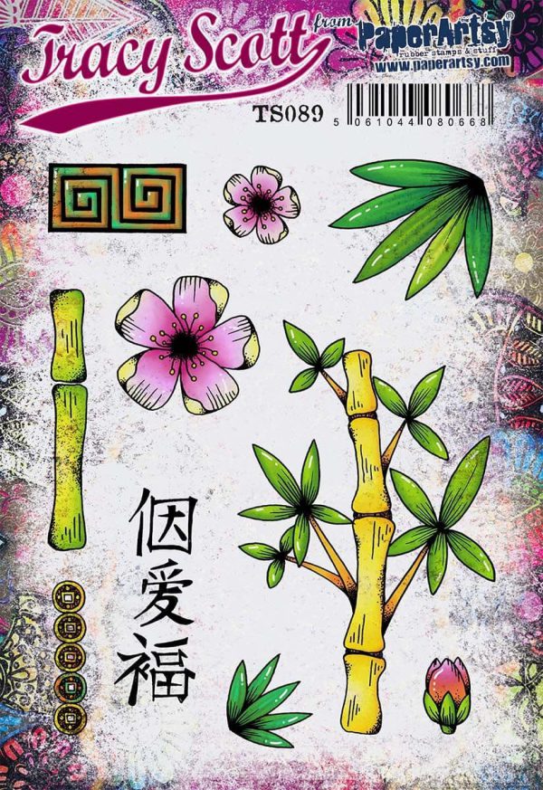 PaperArtsy Stamp TS089