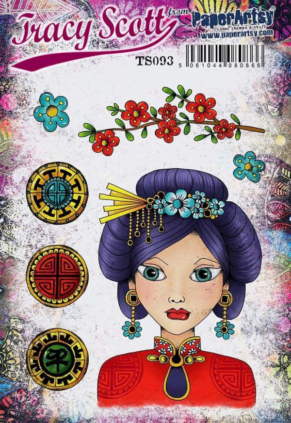 PaperArtsy Stamp TS093