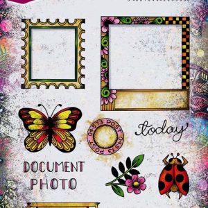 PaperArtsy Stamp TS103