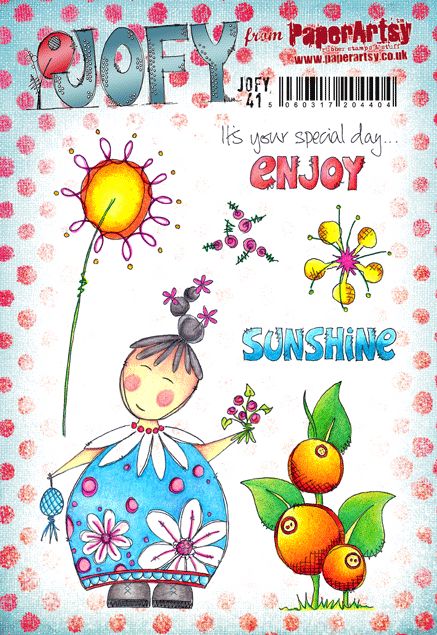 PaperArtsy Stamp JOFY41