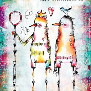 PaperArtsy Stamp KC018