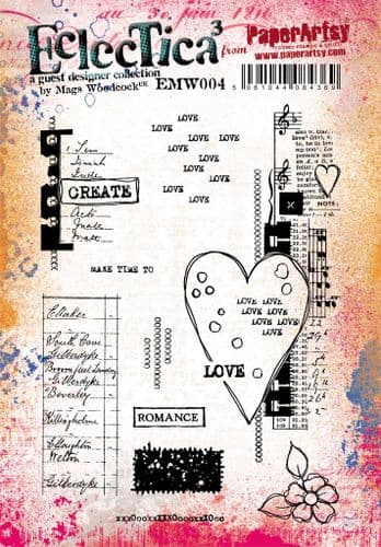 Paperartsy Stamp Mags Woodcock EMW004