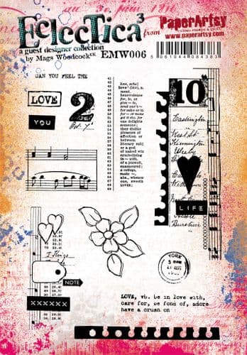 Paperartsy Stamp Mags Woodcock EMW006