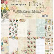 12x12 papierpak Floral Tapestry