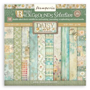 Stamperia Maxi Background Daisy art