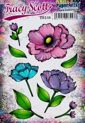PaperArtsy Stamp TS108
