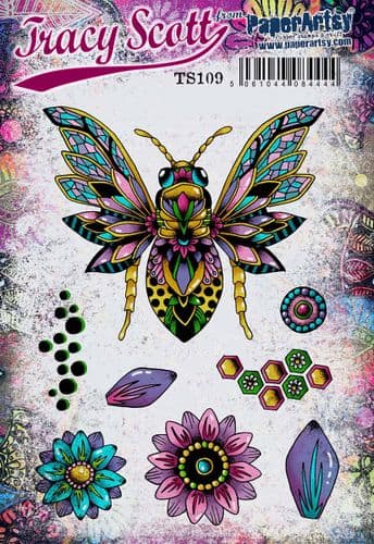 PaperArtsy Stamp TS109