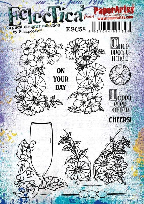 Paperartsy Stamp ESC58